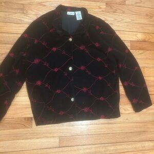 Vintage White Stag Black & Red Jacket